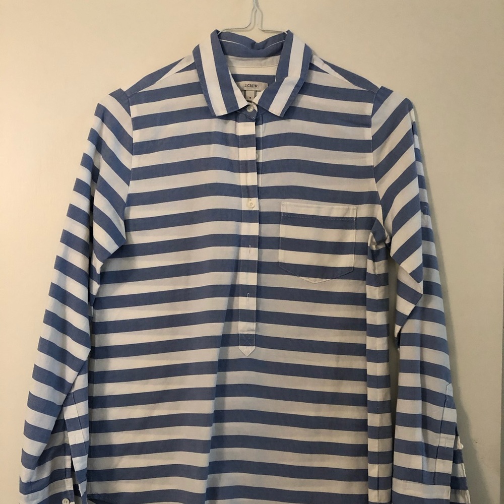 Striped button up shirt